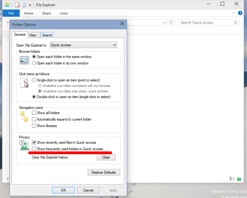 How To Remove Quick Access Windows 10